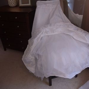 Longline crinoline slip, Sz 10